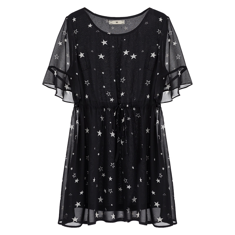 胖妹妹显瘦圆领遮肚子大码2020上衣 云妃秀大码女装