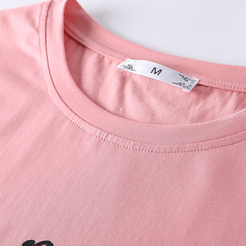 圆领印花大码韩版宽松胖mm显瘦t恤 云妃秀大码女装