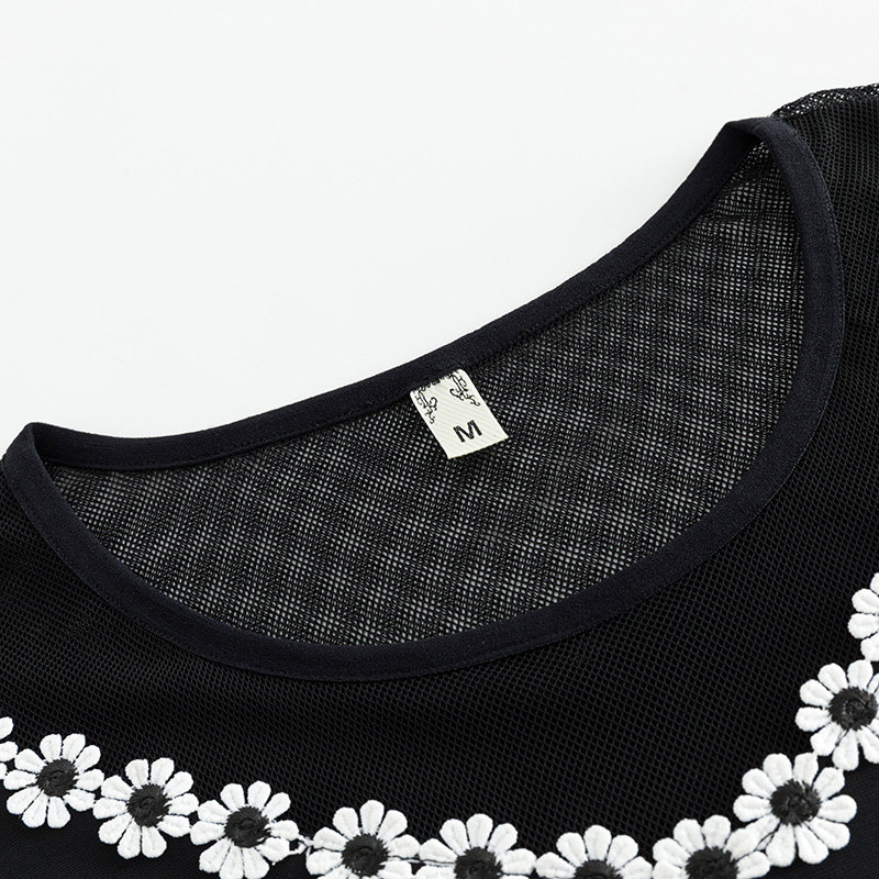 胖mm显瘦圆领洋气大码宽松潮连衣裙 云妃秀大码女装