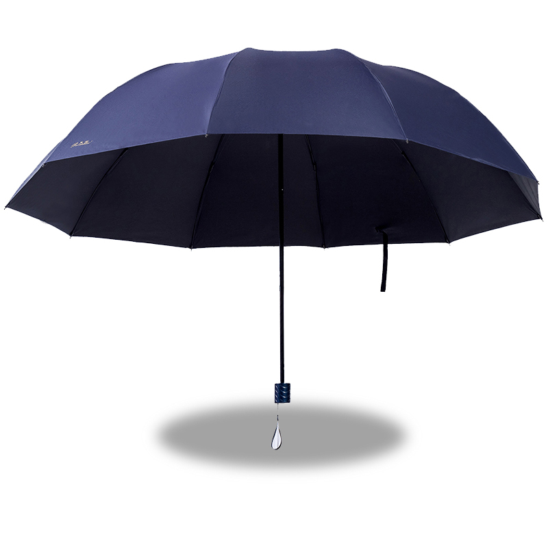天堂伞超大号男女商务雨伞单双三人晴雨两用折叠学生黑胶防晒遮阳-图3