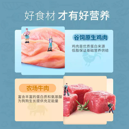 狗粮通用型40斤装金毛专用拉布拉多德牧哈士奇中大型幼成犬20斤 - 图0