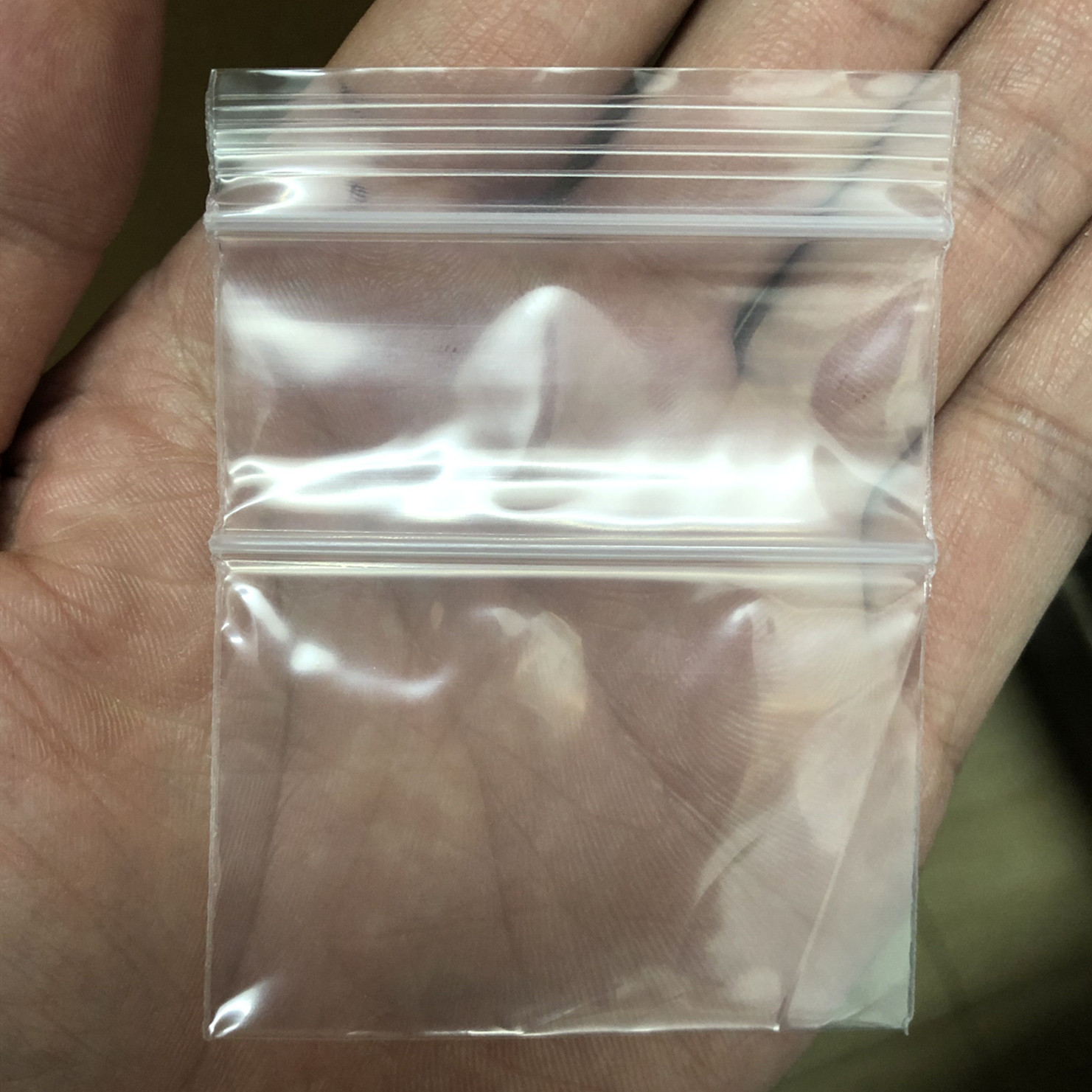 加厚透明双层双骨自封袋珠宝首饰袋包装袋防刮防磨损密封口袋16丝 - 图1