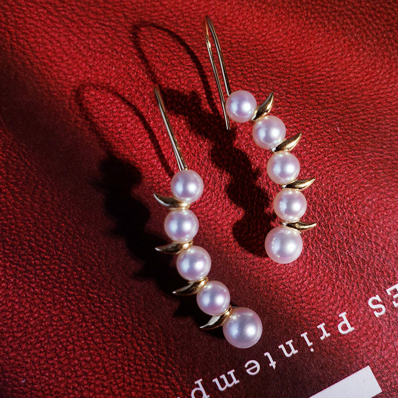 T家danger野性系列珍珠耳钉耳钩akoya天然海水天女珍珠耳环18K,淘宝优惠券,粉丝福利购,淘宝优惠卷