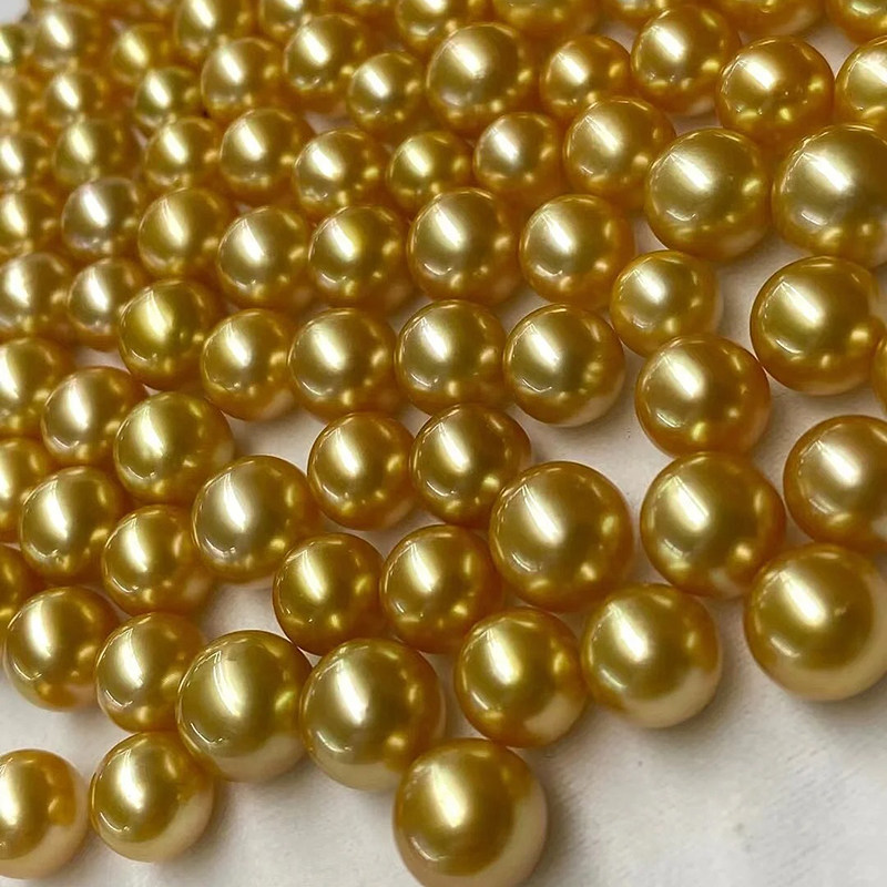 南洋金珠浓金茶金菲律宾天然裸珠海水珍珠定制戒指吊坠项链耳钉,淘宝优惠券,粉丝福利购,淘宝优惠卷