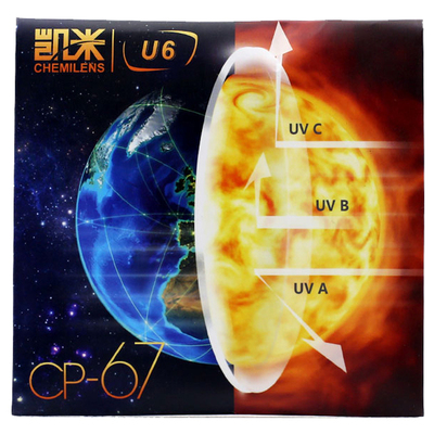 凯米1.74U2 U6超薄非球面镜片近视高度眼镜散光防蓝光树脂配镜 - 图1