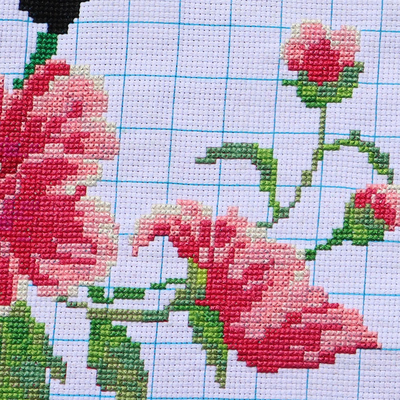 绣好的纯手工刺绣十字绣成品家和万事兴五福临门竹子版不带框J009,淘宝优惠券,粉丝福利购,淘宝优惠卷