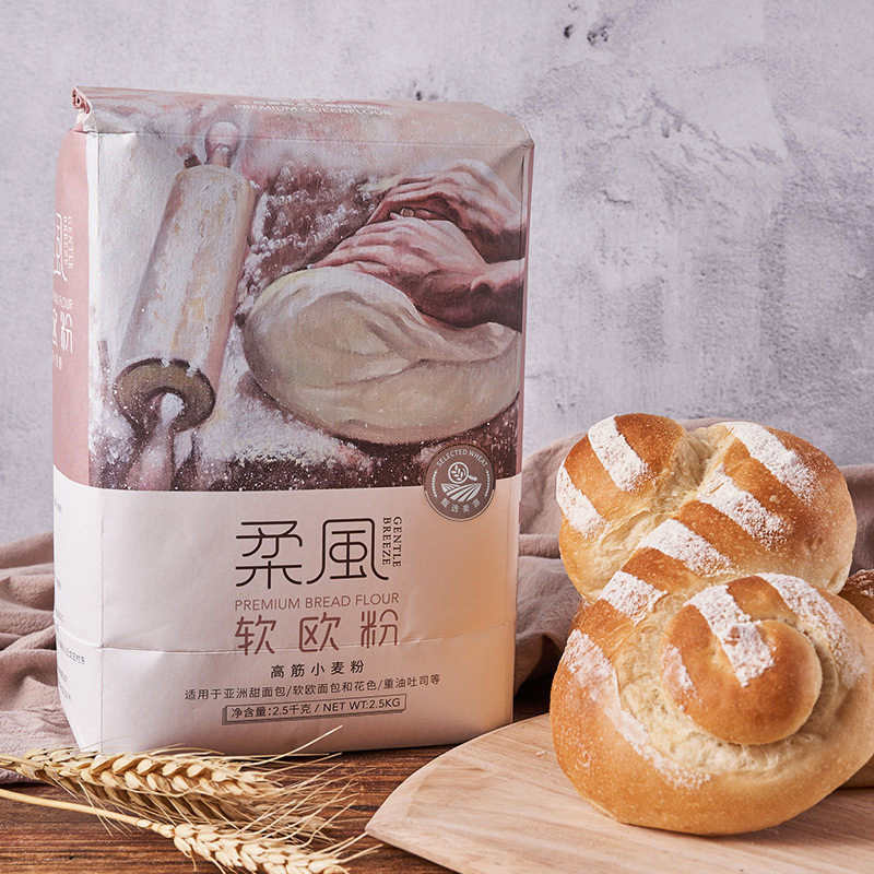 王后柔风吐司高筋面粉5斤 软欧面包粉烘焙原料家用小麦粉日式土司 - 图1