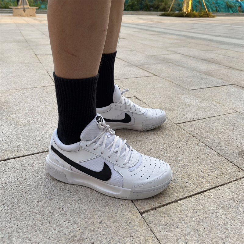 耐克Nike网球鞋男女秋季运动休闲鞋Zoom Court Lit DH0626 DV3258 - 图1