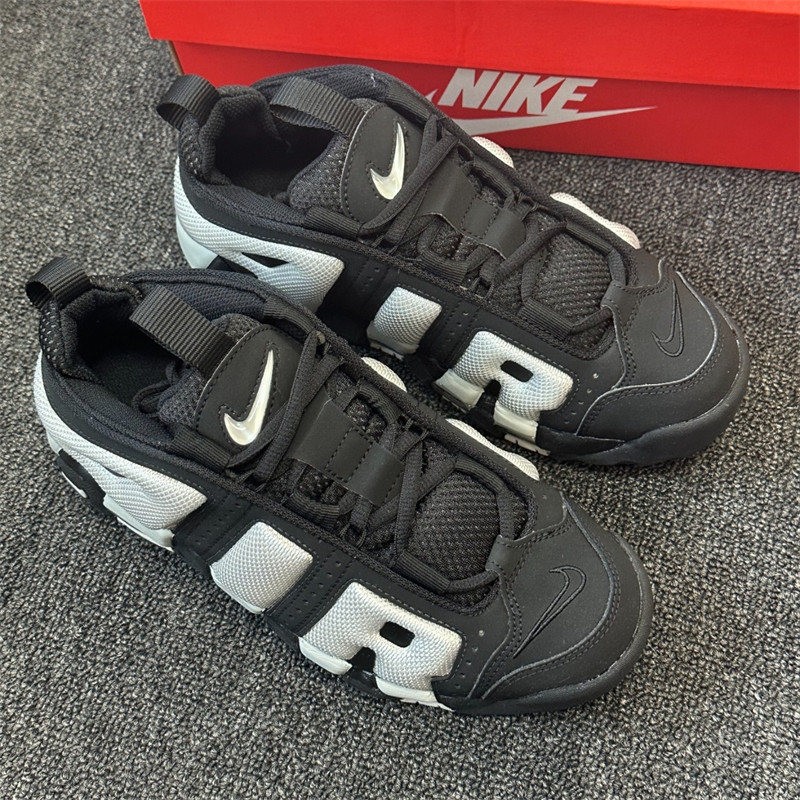 NIKE耐克UPTEMPO男女白灰皮蓬大AIR复古休闲鞋FB3021-FZ3055-001