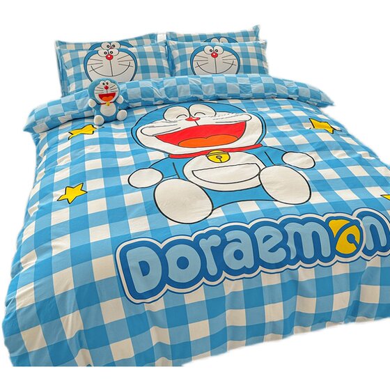 100% cotton fabric and get a free cartoon pillow with your order