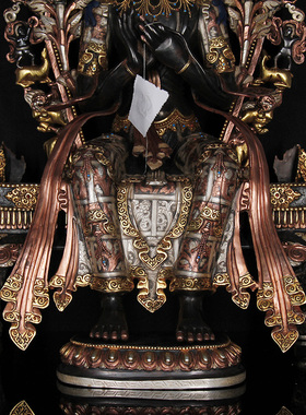 尼泊尔进口密宗供奉摆件弥勒佛