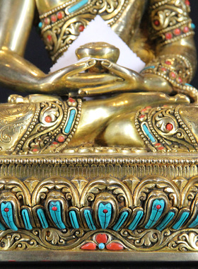 尼泊尔释迦族打造紫铜鎏金