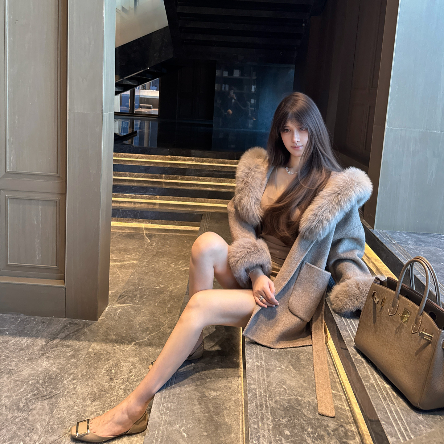 M900大衣女外套秋冬高级感毛呢2026年新款呢子短款小个子时尚百搭,淘宝优惠券,粉丝福利购,淘宝优惠卷