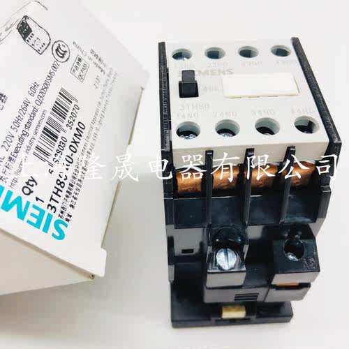 西门子3TH8040交流接触器式继电器3TH80 40E 0XM0 220V 0XQ0 380V - 图2