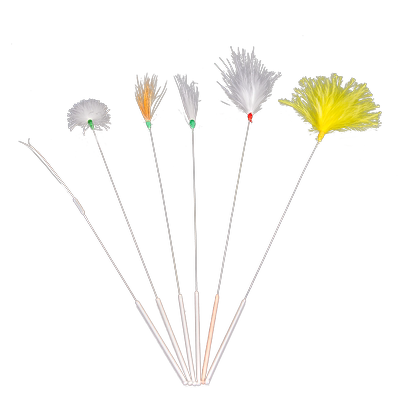 采耳工具银针鹅毛棒鸡毛棒白鹤毛棒分叉马尾芙蓉王雪绒飞舞掏耳朵 虎窝淘