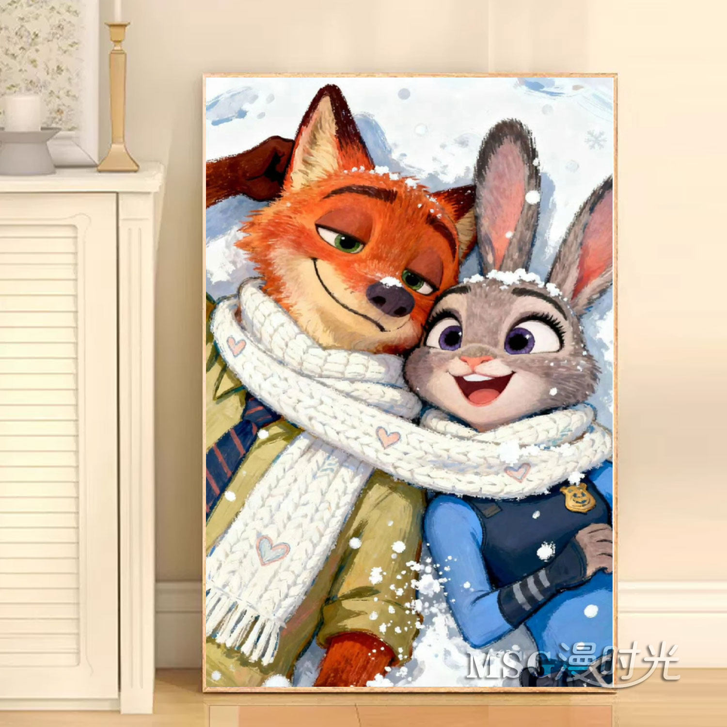 疯狂动物城5D钻石画满钻2025新款儿童卡通手工DIY粘钻十字绣挂画,淘宝优惠券,粉丝福利购,淘宝优惠卷