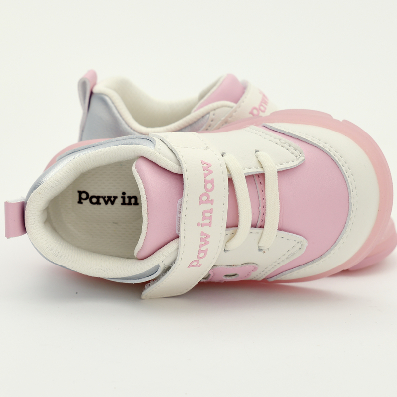 PawinPaw卡通小熊童装2024年夏季新款男女童拼色魔术贴运动鞋 - 图3
