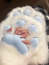 Plush Beast Paw Creative Gloves Women Winter New Cute Furry Gloves Cos Props Beast and Hide Claws