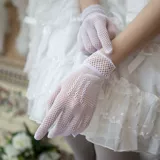 Перчатки, сексуальная черная тонкая танцующая рыболовная сеть для танцевального шоу для невесты, стиль Лолита