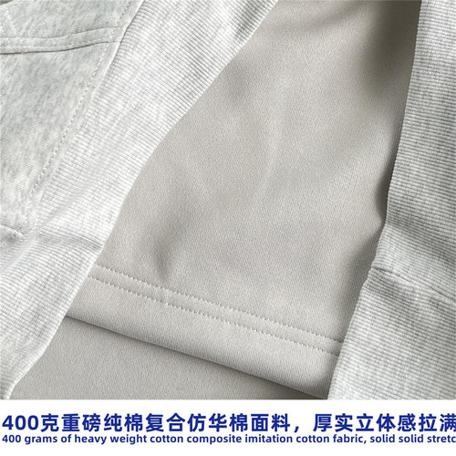 Wassup美式三条杠拉链连帽卫衣开衫外套男青少年2025新款秋冬夹克 - 图3