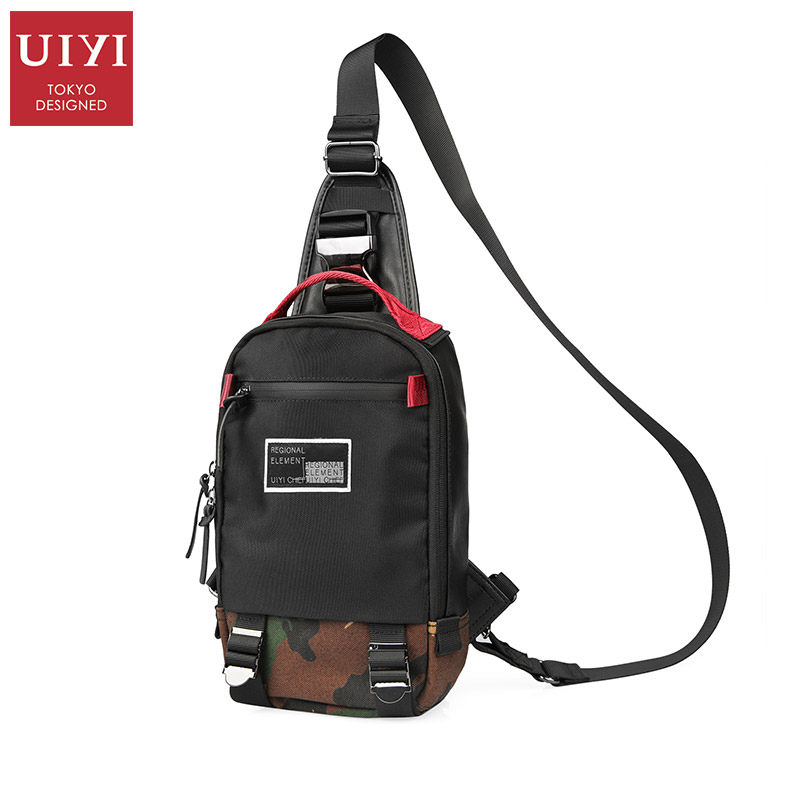 佑一良品日本潮牌男士胸包单肩包 佑一良品箱包男士包袋