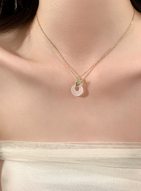 轻奢吊坠项链女款新款