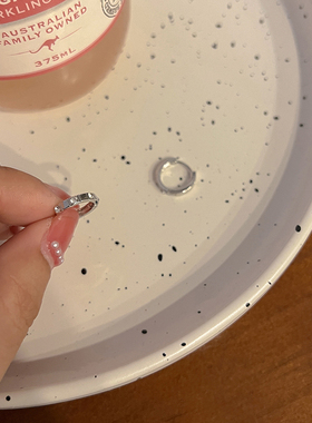 简约耳钉气质耳圈耳扣女