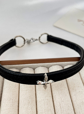 十字架项链choker高级感