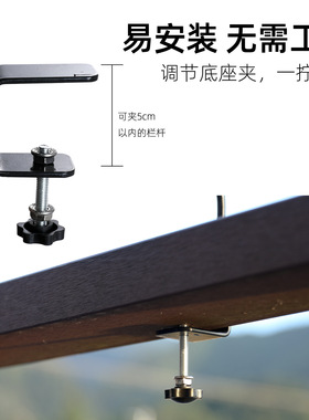 悬挂式绿萝吊兰支架阳台庭院挂架铁艺花盆挂钩户外装饰吊篮花盆架
