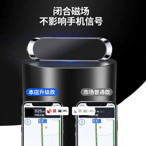 车载手机支架磁吸磁力车用强磁贴片汽车内车上通用导航支撑架网红 - 图2
