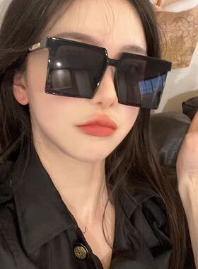 创意时尚方形复古大框髦太