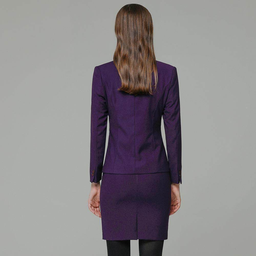 高品质装套装紫男女款同职业612装职套装女酒店前台西化妆师工作,淘宝优惠券,粉丝福利购,淘宝优惠卷