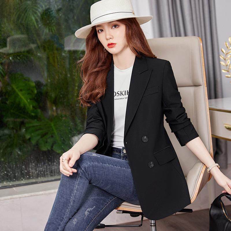 设计古感复古不规则长复中长款小西装秋冬宽松廓外形9300休闲袖套,淘宝优惠券,粉丝福利购,淘宝优惠卷