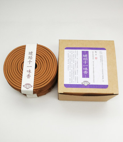 莲界香云工坊香薰彼融琥珀十一味香2小时4小时12小时净化檀香线香 - 图0