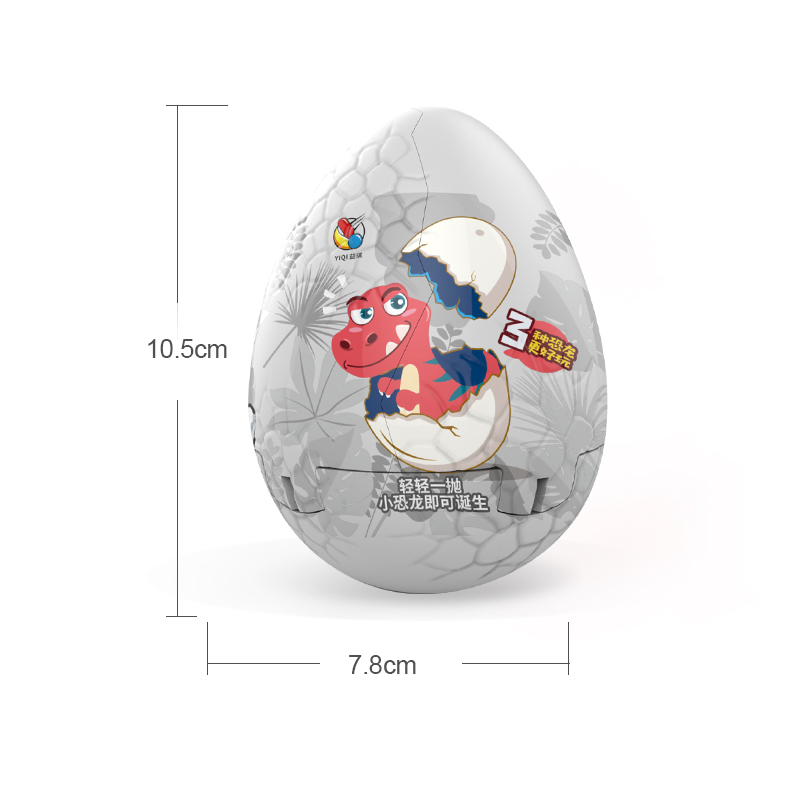 儿童玩具变形恐龙蛋可摔变身咬手指霸王龙盲盒仿真动物模型男孩-图3