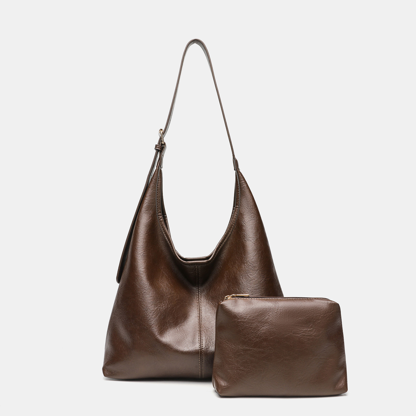 2026新款大容量单肩腋下女包休闲简约风托特包复古通勤斜挎子母包,淘宝优惠券,粉丝福利购,淘宝优惠卷