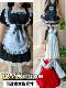 80cm oversized doll clothes, ancient style changing clothes, maid suspender long dress, birthday gift set