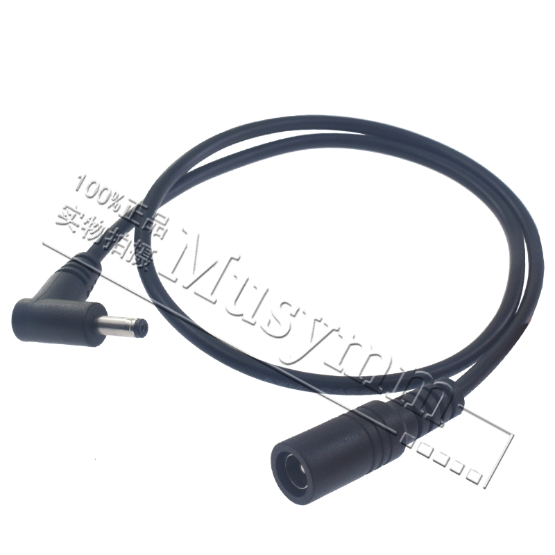 弯头DC3.5*1.35转5521母头电源线弯公转母DC转换线电源适配器接口 - 图3