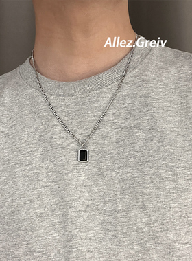 钛钢韩式项链男原创百搭简约