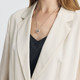 PRICH ຈົບການສຶກສາ Gao Zhiping lapel suit summer one button waist entry communication jacket women
