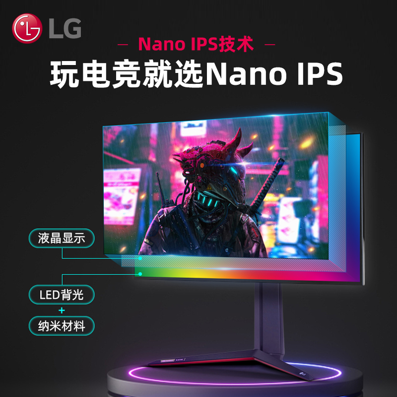 LG 27GP95U 27英寸4K144Hz显示器超频160Hz三代NanoIPS电竞HDR600-图1