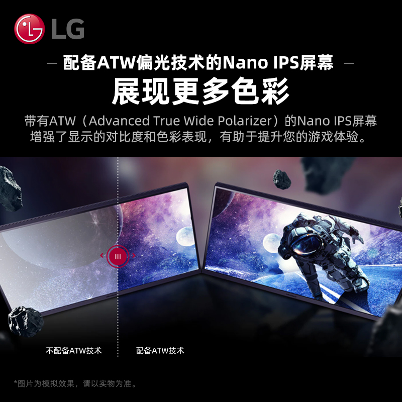 LG 32GQ950 32寸4K144Hz显示器四代NanoIPS超频160Hz大屏HDR1000 - 图3