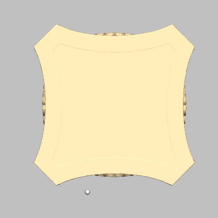 建模精修欧式楼梯洋花柱头罗马柱STL格式三维立体圆雕石雕图 - 图1