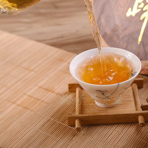 普洱茶生茶 2014年福园聚香昔归古树茶 云南七子饼茶357克 - 图2