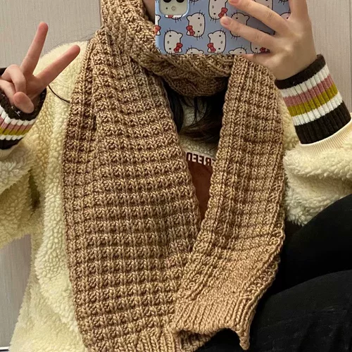 Плетеный шарф ручной работы для влюбленных, клубок пряжи, набор материалов для начинающих, «сделай сам»