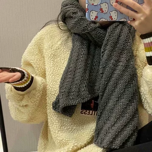 Плетеный шарф ручной работы для влюбленных, клубок пряжи, набор материалов для начинающих, «сделай сам»