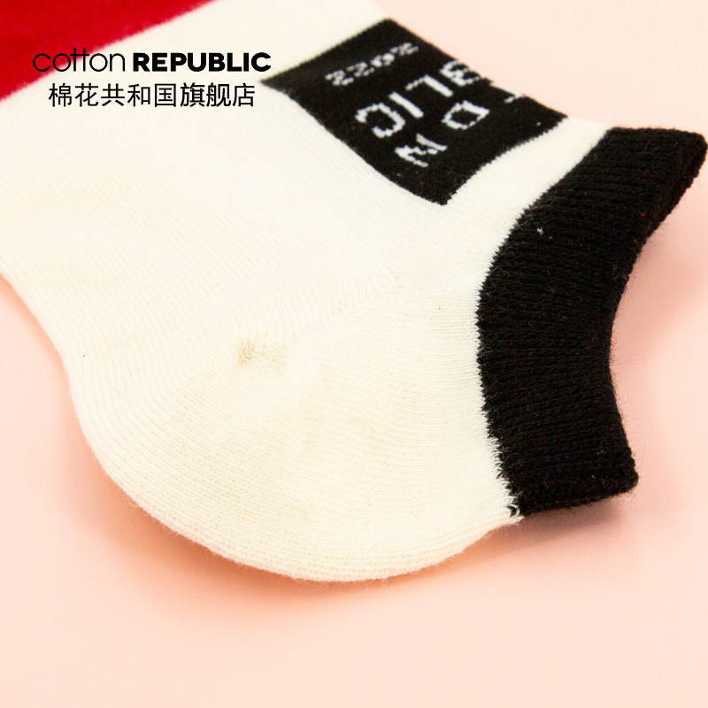 cotton republic女士棉质学生袜 棉花共和国短袜/打底袜/丝袜/美腿袜