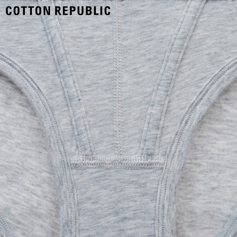 Cotton Republic/棉花共和国女士三角内裤棉质宽橡筋性感低腰-图3