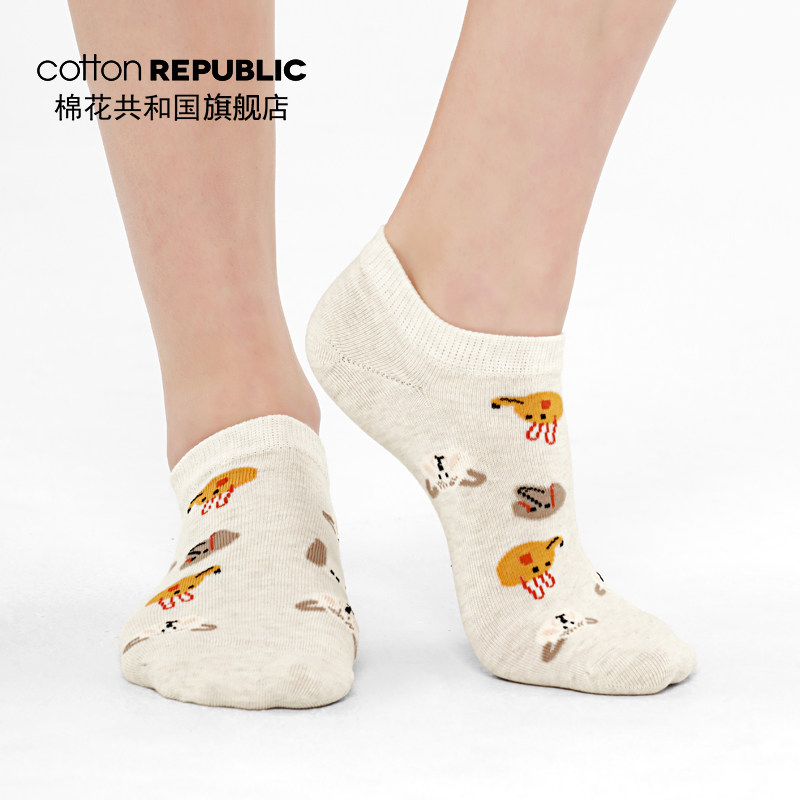 cotton republic /棉花共和国船袜 棉花共和国船袜