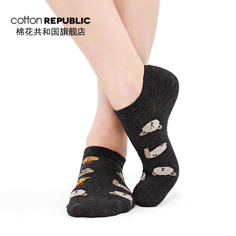cotton republic /棉花共和国船袜 棉花共和国船袜